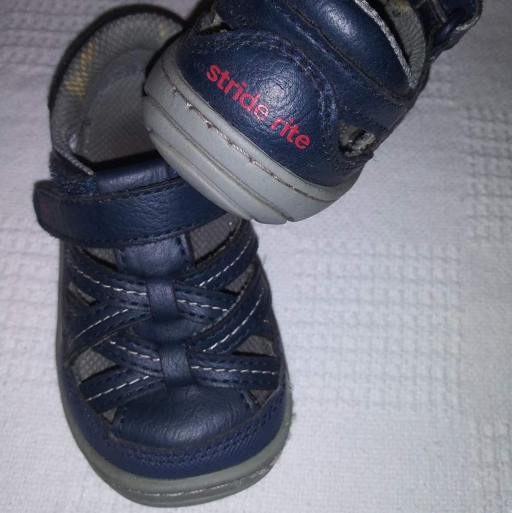 Blue toddler boy sandels